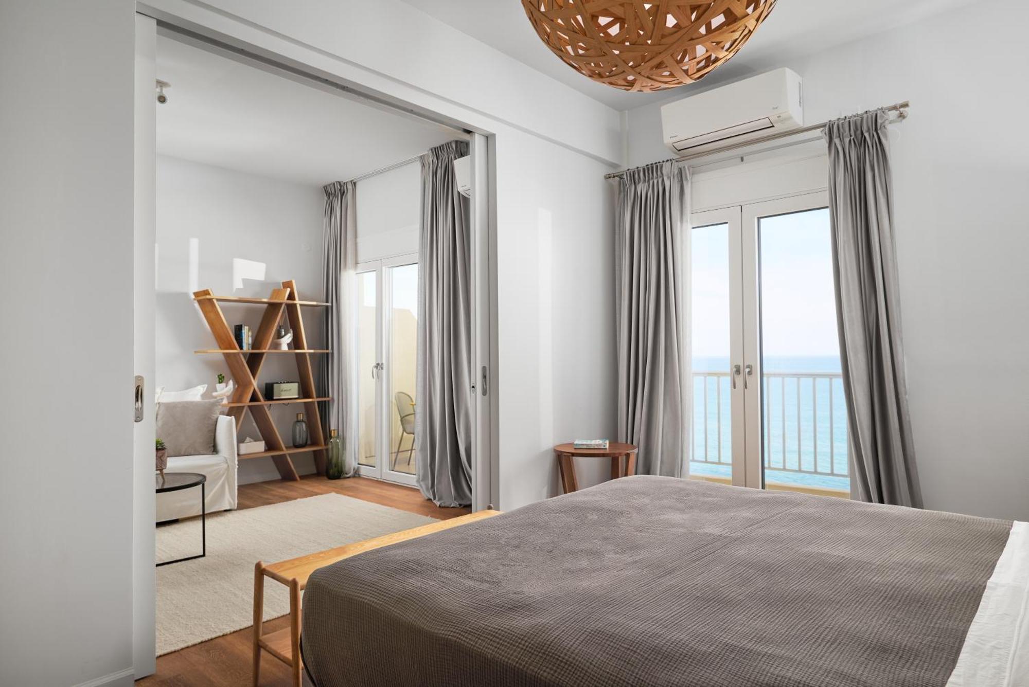 Crete - Heraklion Sea View Apartment 1 מראה חיצוני תמונה