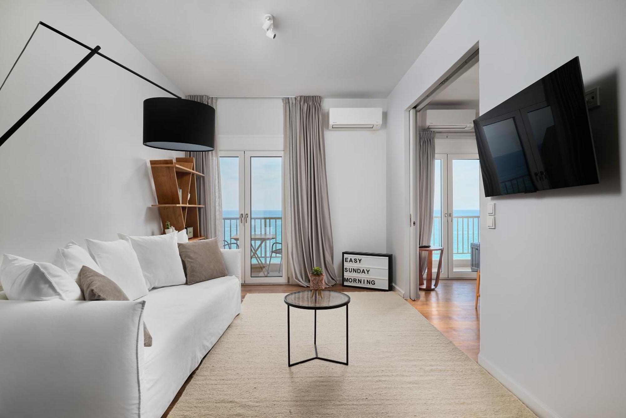Crete - Heraklion Sea View Apartment 1 מראה חיצוני תמונה