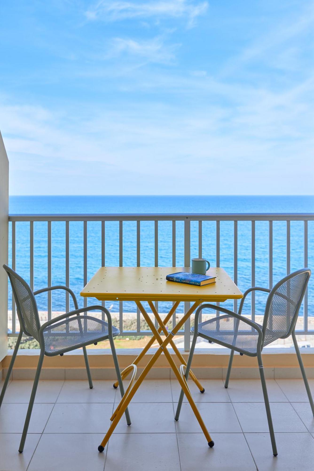 Crete - Heraklion Sea View Apartment 1 מראה חיצוני תמונה